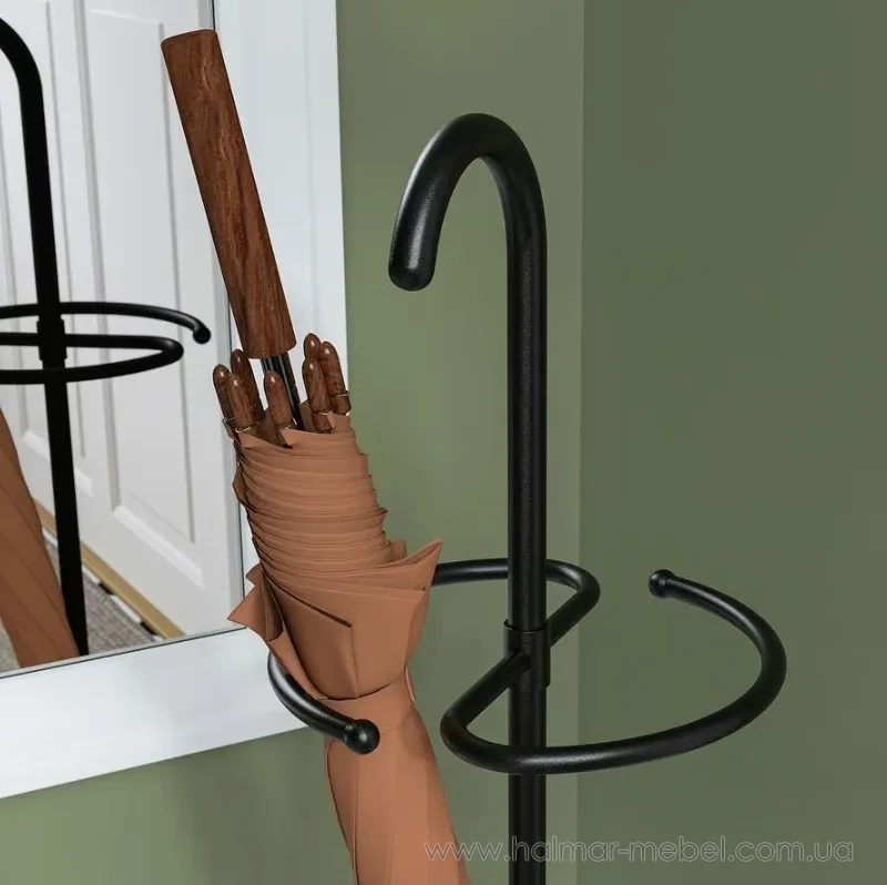 Підставка для парасольок NIPÅSEN IKEA чорна Підставка для парасольок NIPÅSEN IKEA чорна