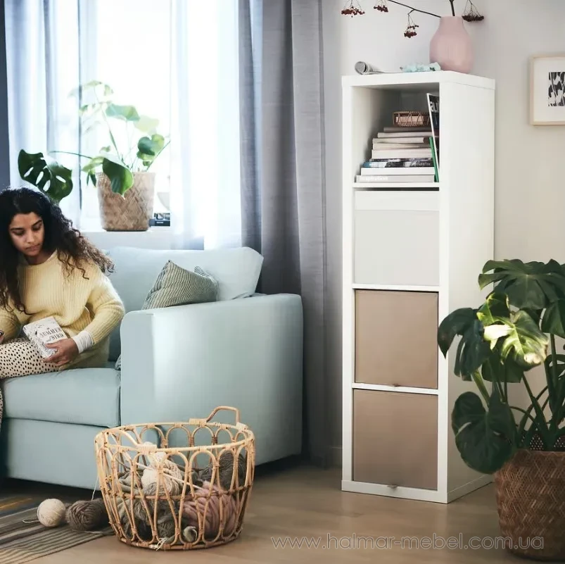 Стелаж KALLAX 42x147 IKEA білий Стелаж KALLAX 42x147 IKEA білий