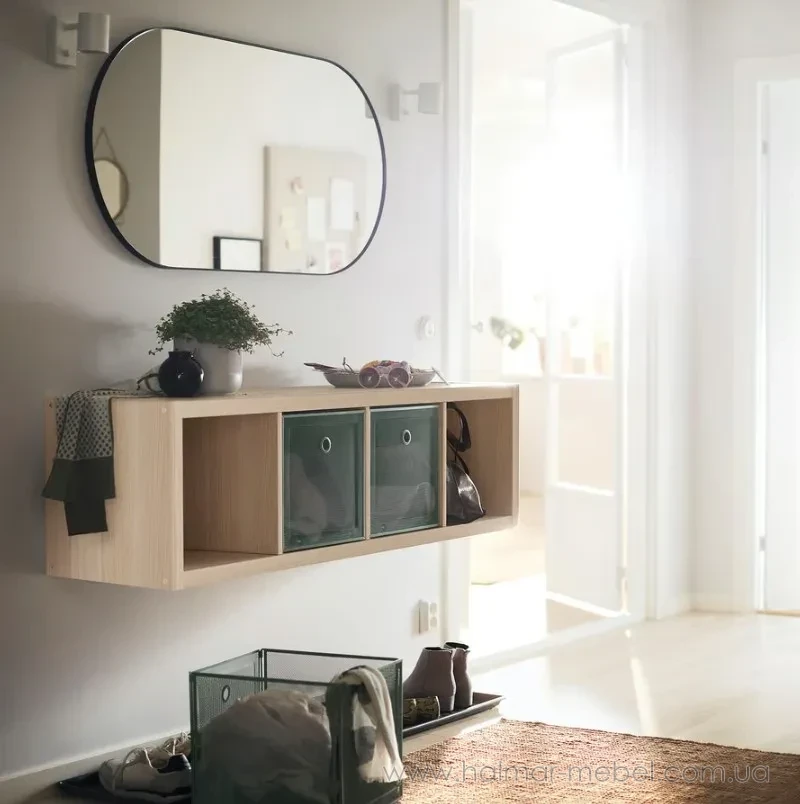 Стелаж KALLAX 42x147 IKEA імітація дуба Стелаж KALLAX 42x147 IKEA імітація дуба