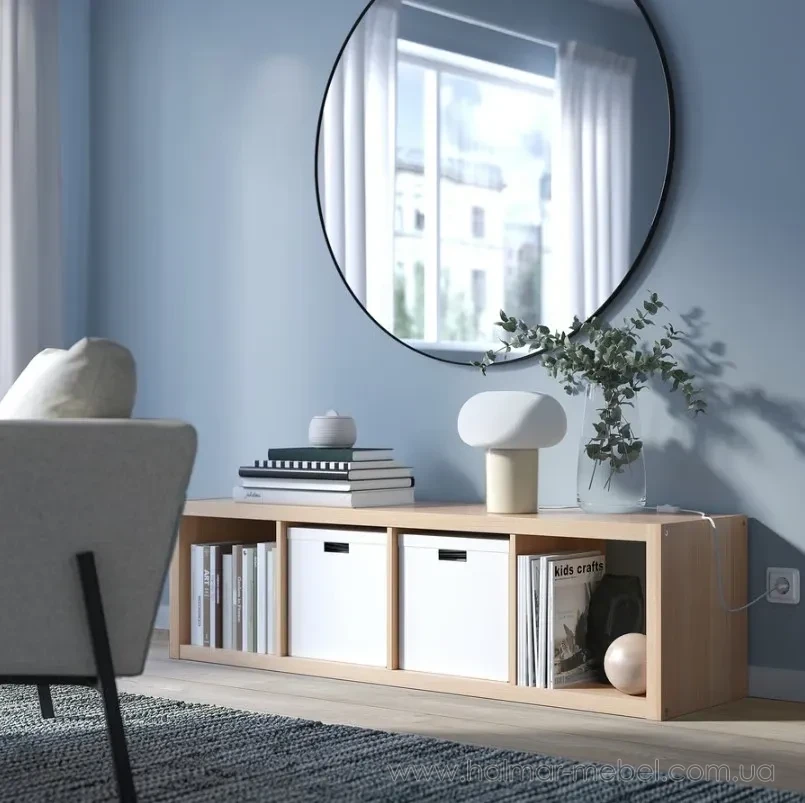 Стелаж KALLAX 42x147 IKEA імітація дуба Стелаж KALLAX 42x147 IKEA імітація дуба