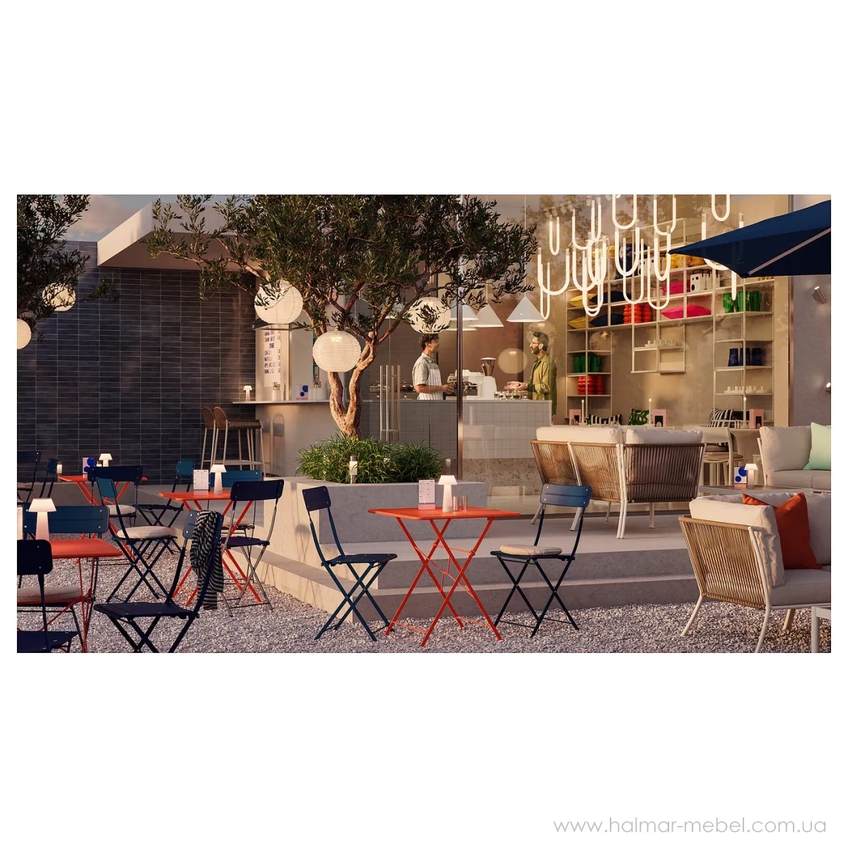 Складний стіл SUNDSÖ IKEA яскраво-помаранчевий Складний стіл SUNDSÖ IKEA яскраво-помаранчевий