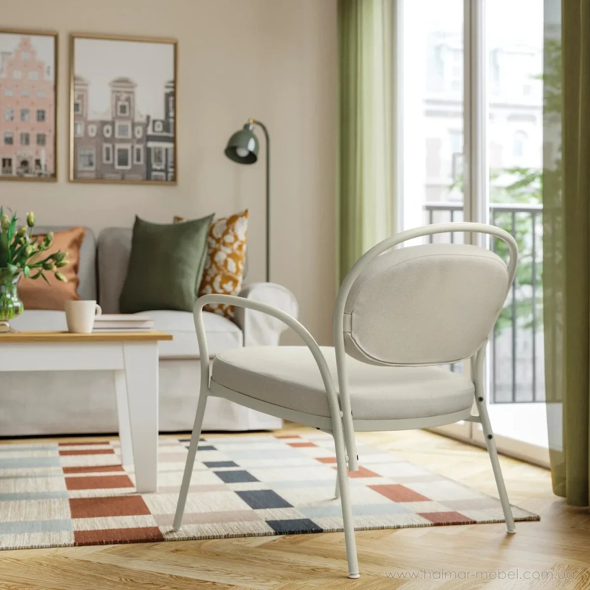 Крісло ISMANTORP IKEA світло-бежевий Крісло ISMANTORP IKEA світло-бежевий