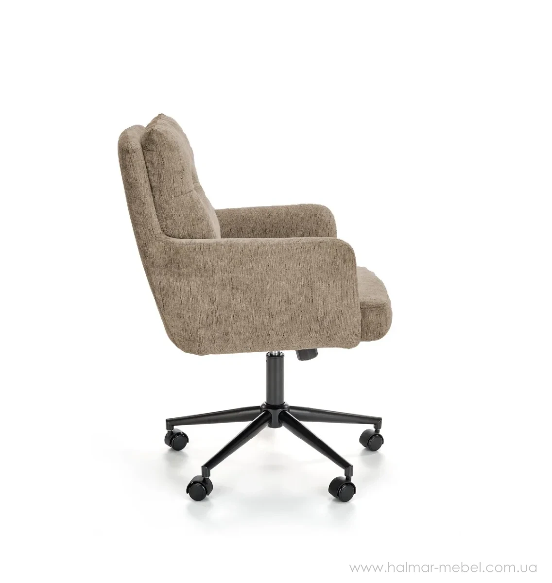 Крісло поворотне FLORES Halmar світло-бежевий Крісло поворотне FLORES Halmar світло-бежевий