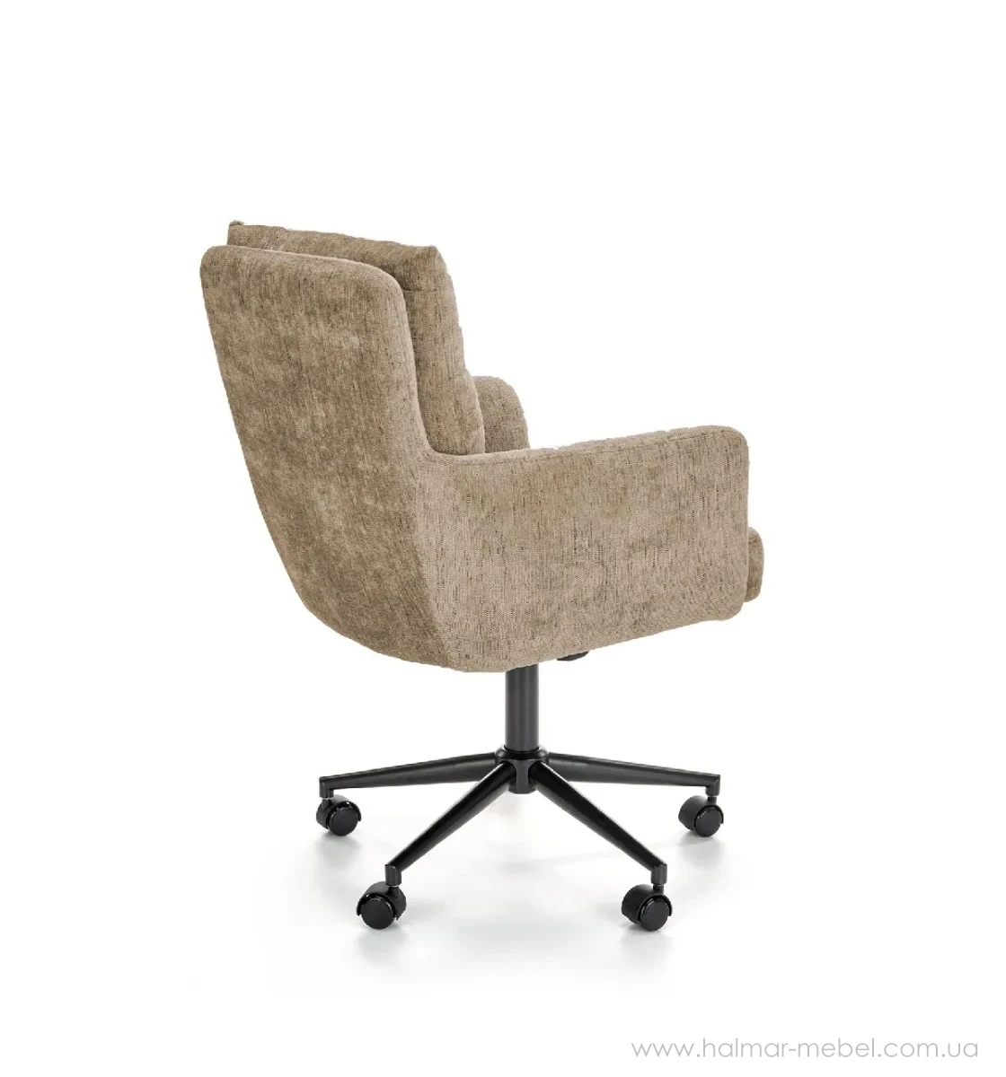 Крісло поворотне FLORES Halmar світло-бежевий Крісло поворотне FLORES Halmar світло-бежевий