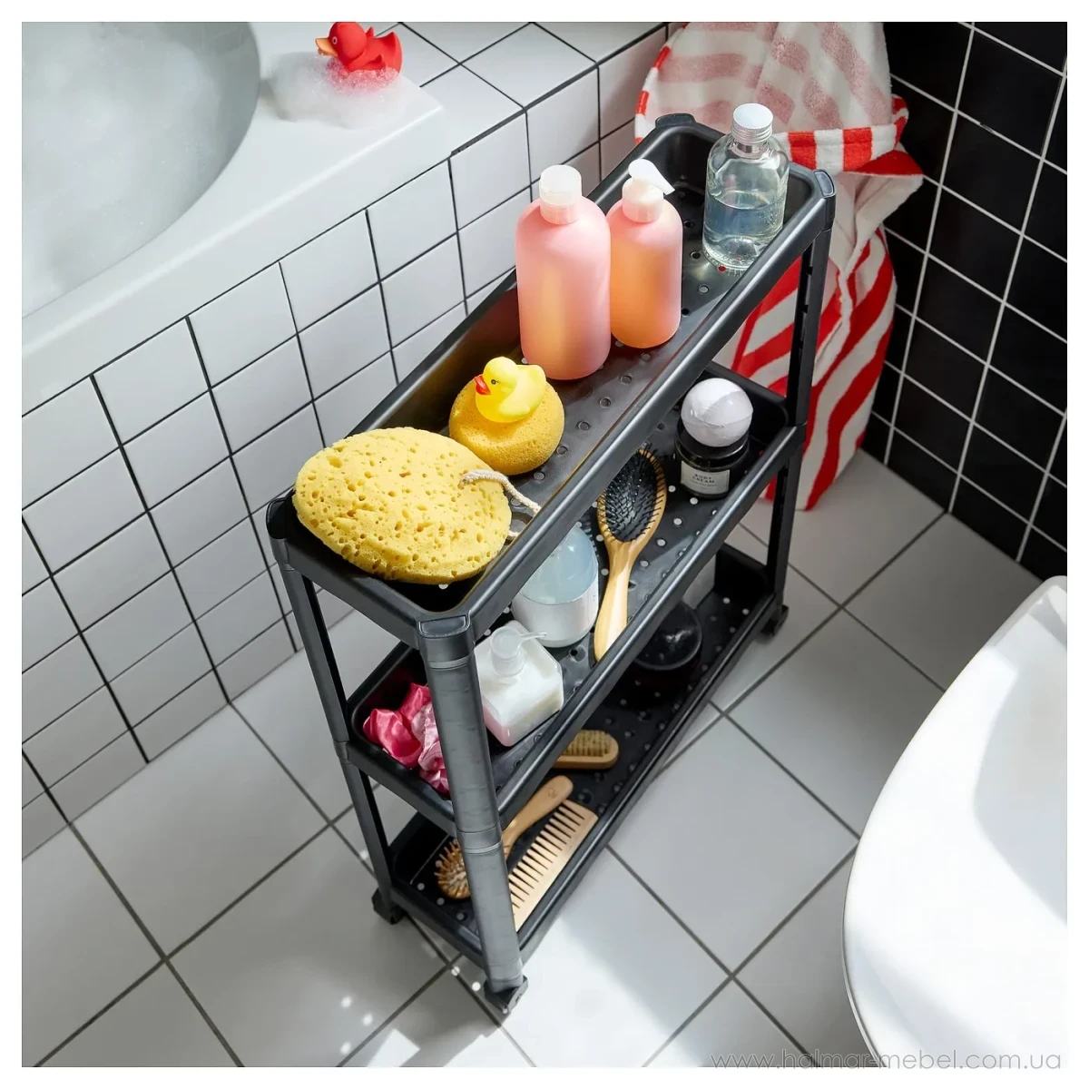 Візок VESKEN IKEA чорний Візок VESKEN IKEA чорний