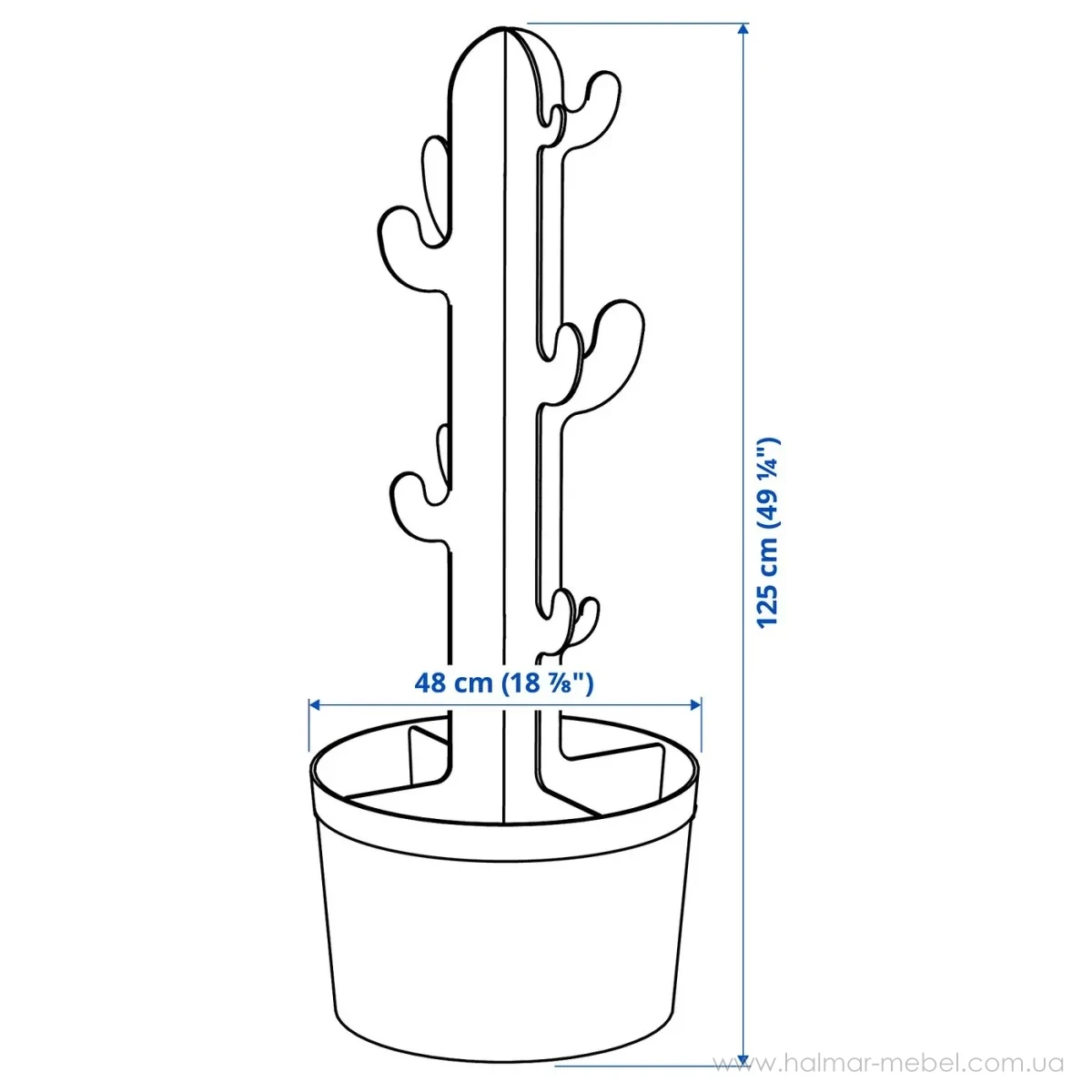 Вішалка підлогова дитяча GREJSIMOJS IKEA кактус Вішалка підлогова дитяча GREJSIMOJS IKEA кактус