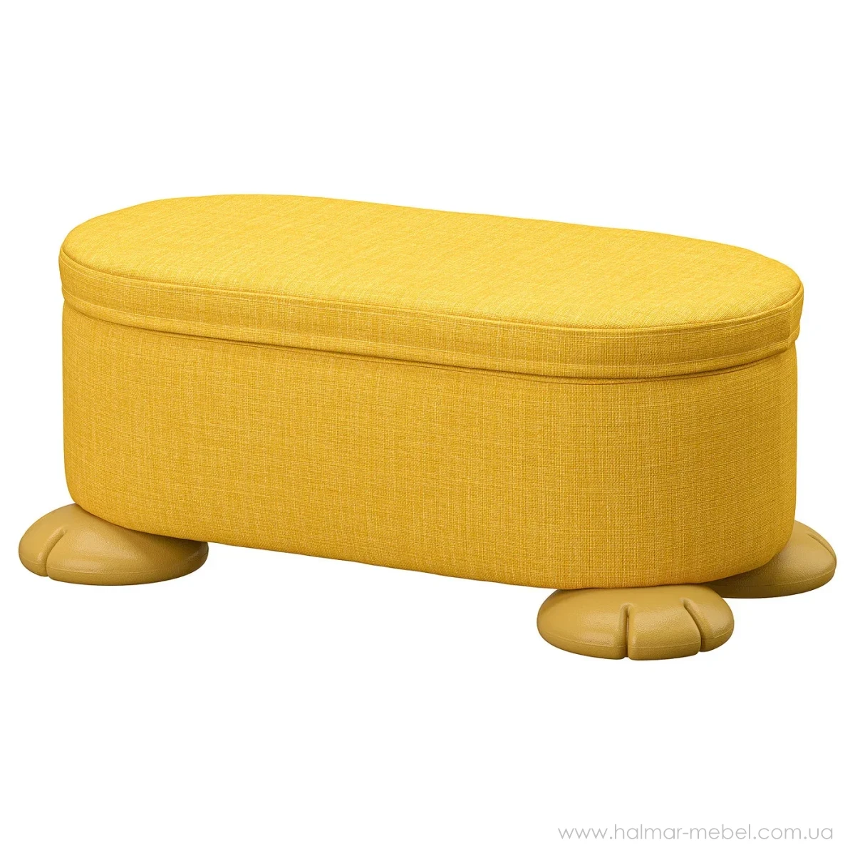 Пуф з контейнером дитячий GREJSIMOJS IKEA жовтий Пуф з контейнером дитячий GREJSIMOJS IKEA жовтий