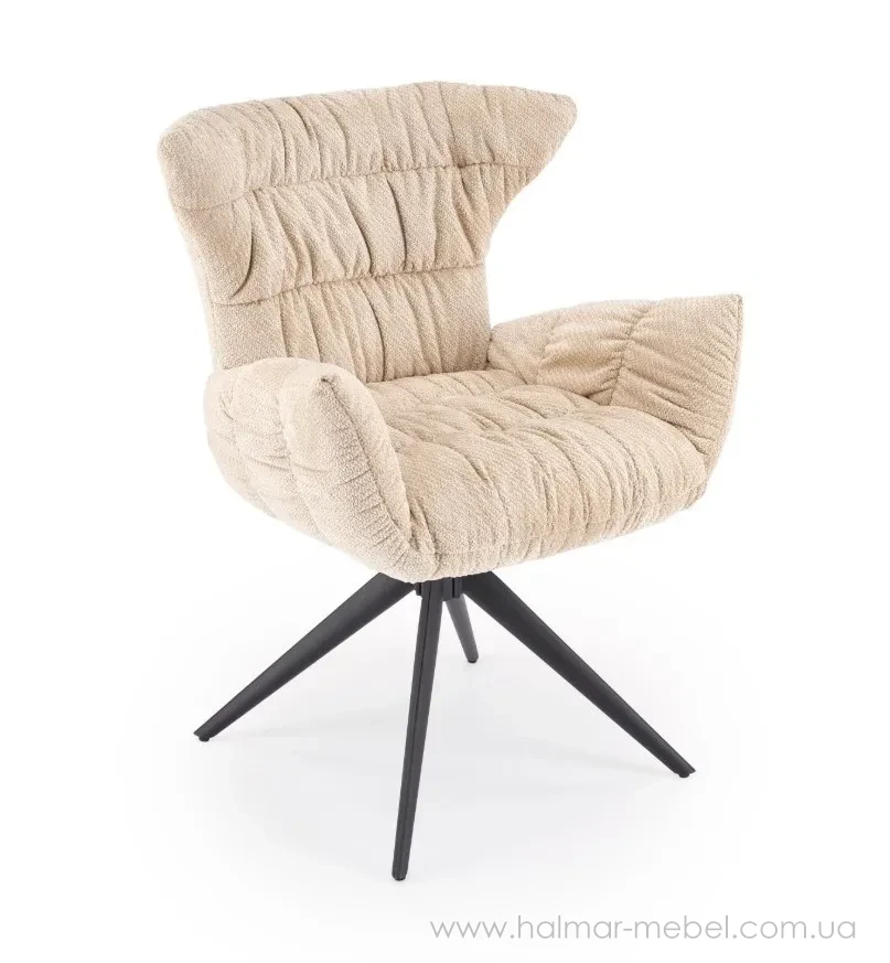Крісло поворотне K595 HALMAR бежевий Крісло поворотне K595 HALMAR бежевий