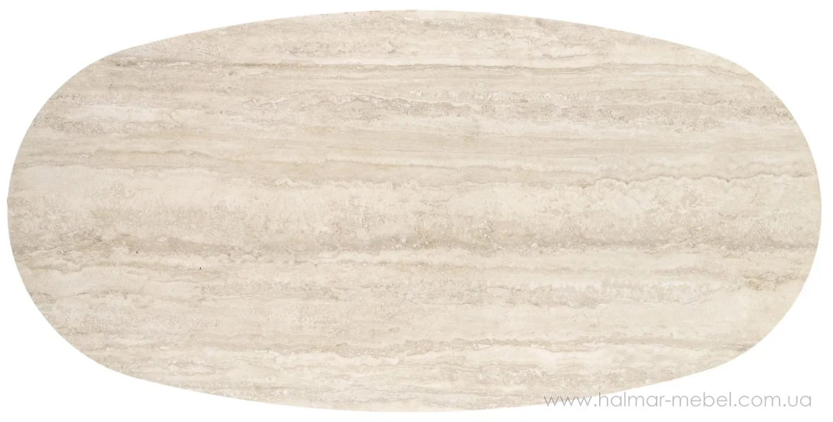 Стіл обідній JULIUS HALMAR світлий травертін Стіл обідній JULIUS HALMAR світлий травертін