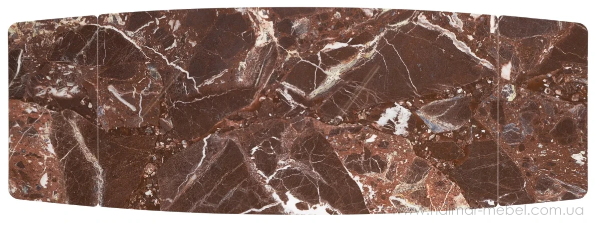 Стіл обідній розкладний MARVIN HALMAR бордовий мармур Стіл обідній розкладний MARVIN HALMAR бордовий мармур