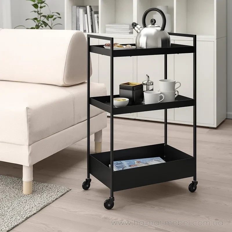Візок NISSAFORS IKEA чорний Візок NISSAFORS IKEA чорний