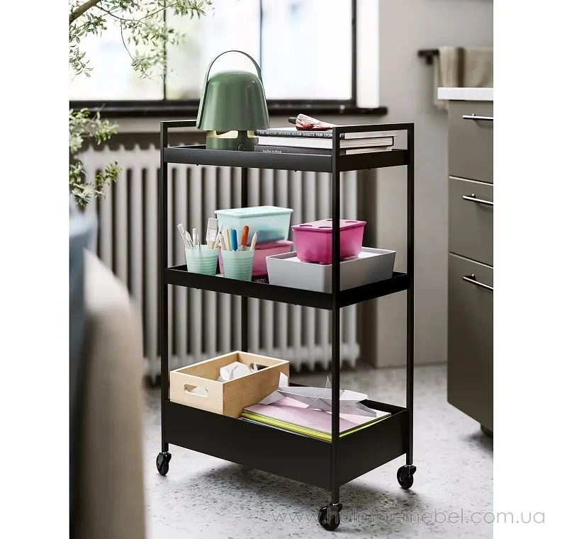 Візок NISSAFORS IKEA чорний Візок NISSAFORS IKEA чорний