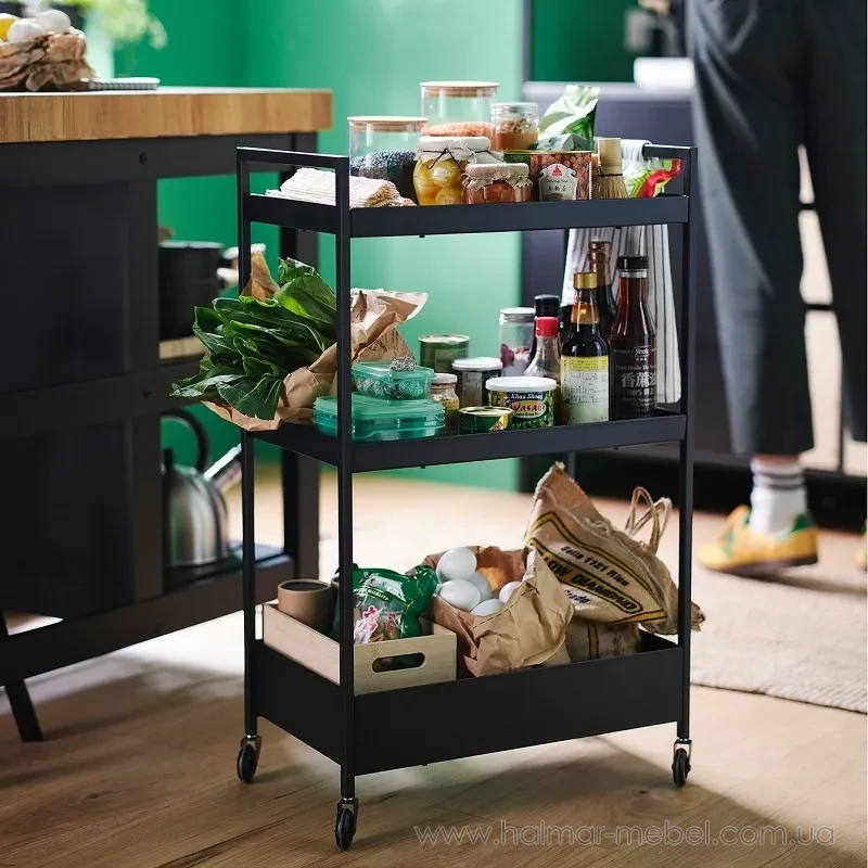Візок NISSAFORS IKEA чорний Візок NISSAFORS IKEA чорний