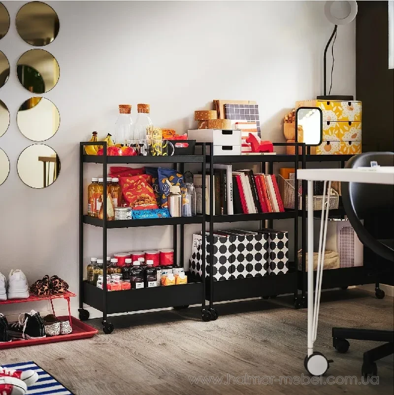 Візок NISSAFORS IKEA чорний Візок NISSAFORS IKEA чорний