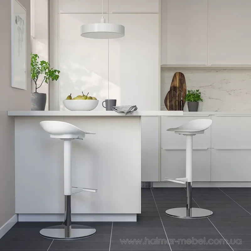 Стілець барний JANINGE IKEA білий Стілець барний JANINGE IKEA білий