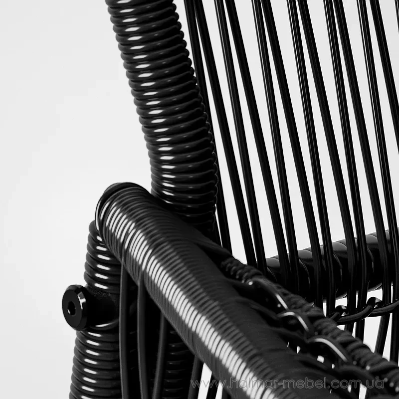 Крісло садове TALLSKÄR IKEA чорний Крісло садове TALLSKÄR IKEA чорний