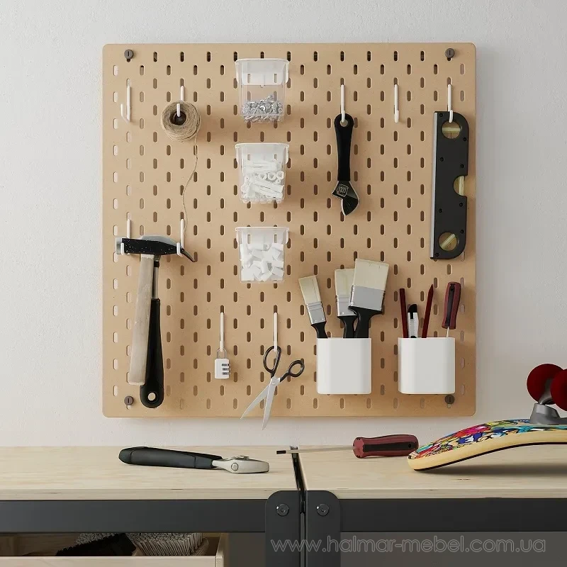 Дошка перфорована SKÅDIS IKEA 56х56 дерево Дошка перфорована SKÅDIS IKEA 56х56 дерево