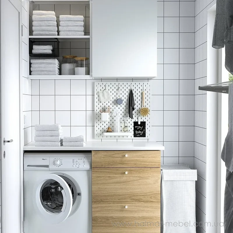 Набір аксесуарів SKÅDIS IKEA 7 елементів білий Набір аксесуарів SKÅDIS IKEA 7 елементів білий