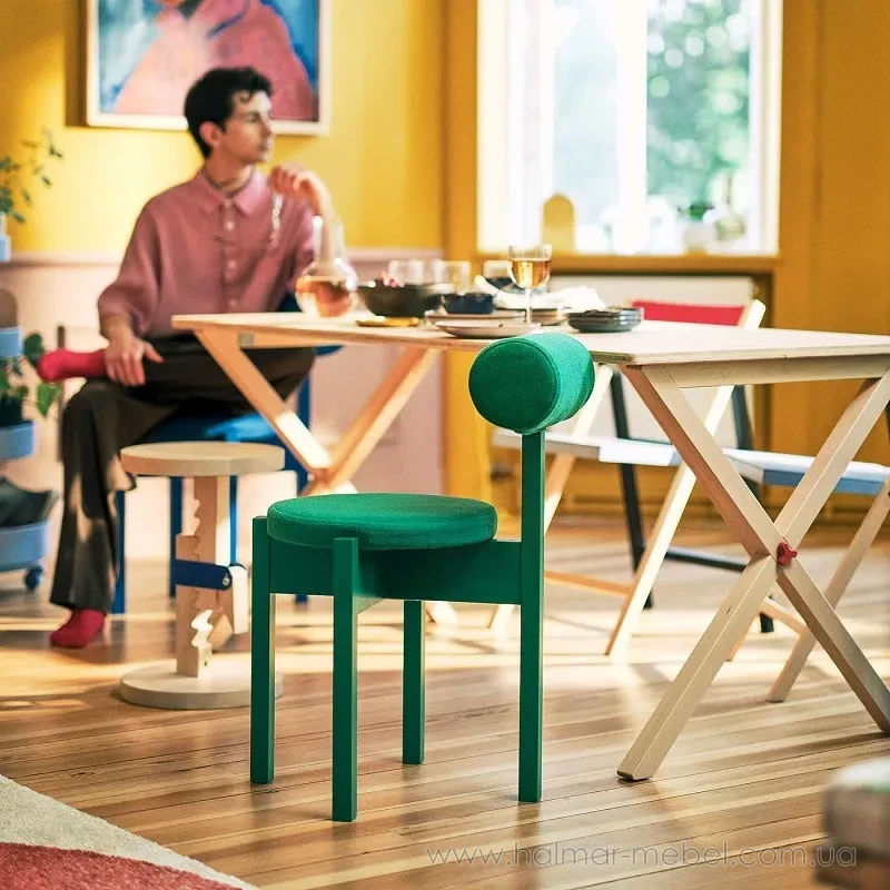 Стілець PS 2026 IKEA яскраво-зелений Стілець PS 2026 IKEA яскраво-зелений