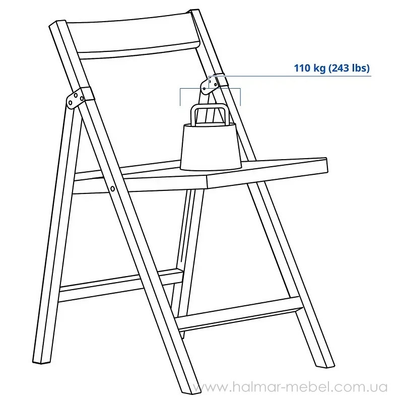 Крісло складане PS 2026 IKEA різнокольорове Крісло складане PS 2026 IKEA різнокольорове