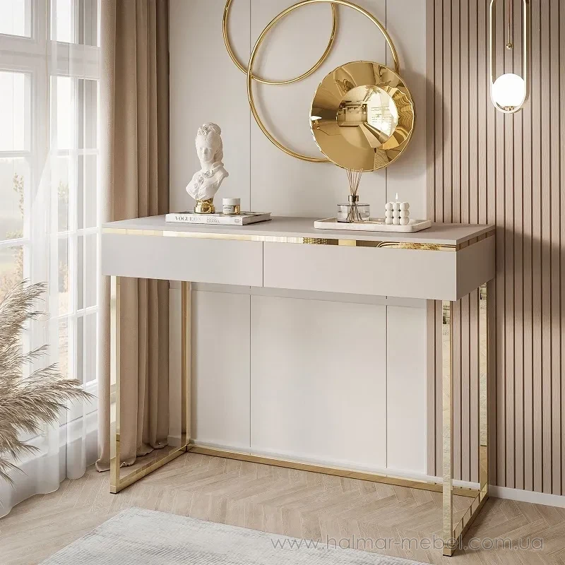 Туалетний стіл AURORA GOLD LUKMEBEL кашемір Туалетний стіл AURORA GOLD LUKMEBEL кашемір