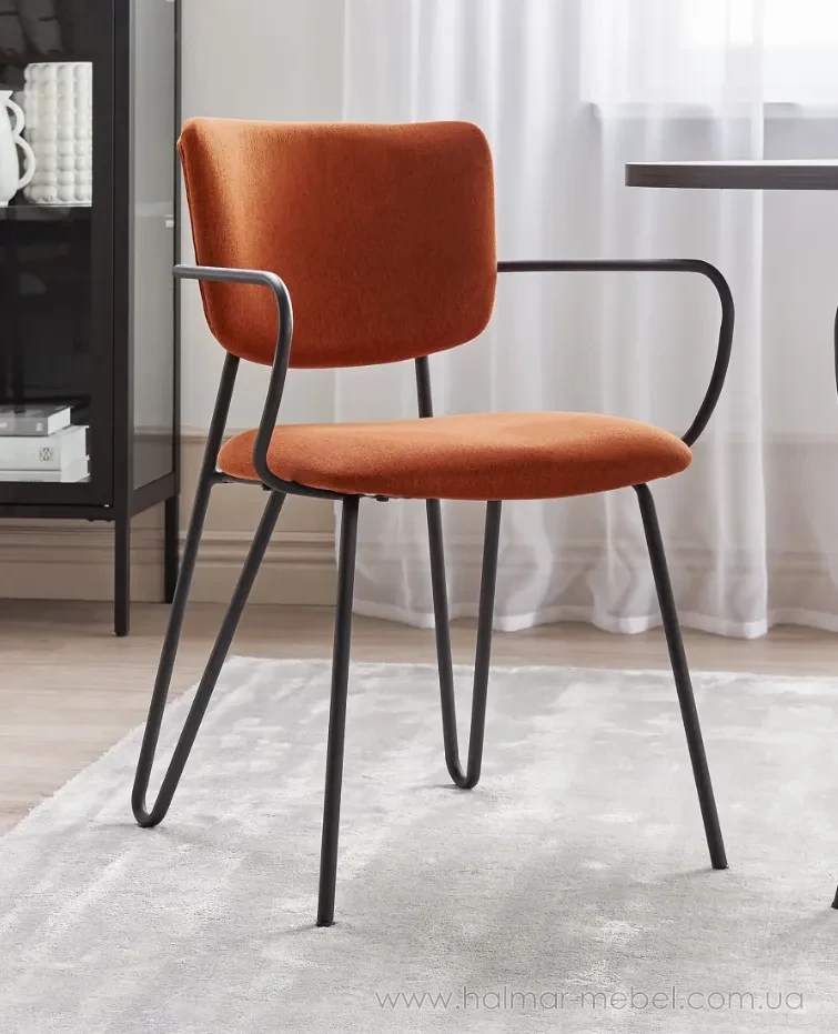 Стільці обідні комплект 2 шт ELKO BELIANI помаранчевий Стільці обідні комплект 2 шт ELKO BELIANI помаранчевий