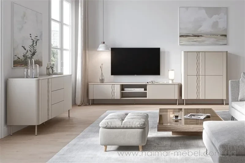 Комод TIRANTE KM-2 HALMAR кашемір Комод TIRANTE KM-2 HALMAR кашемір