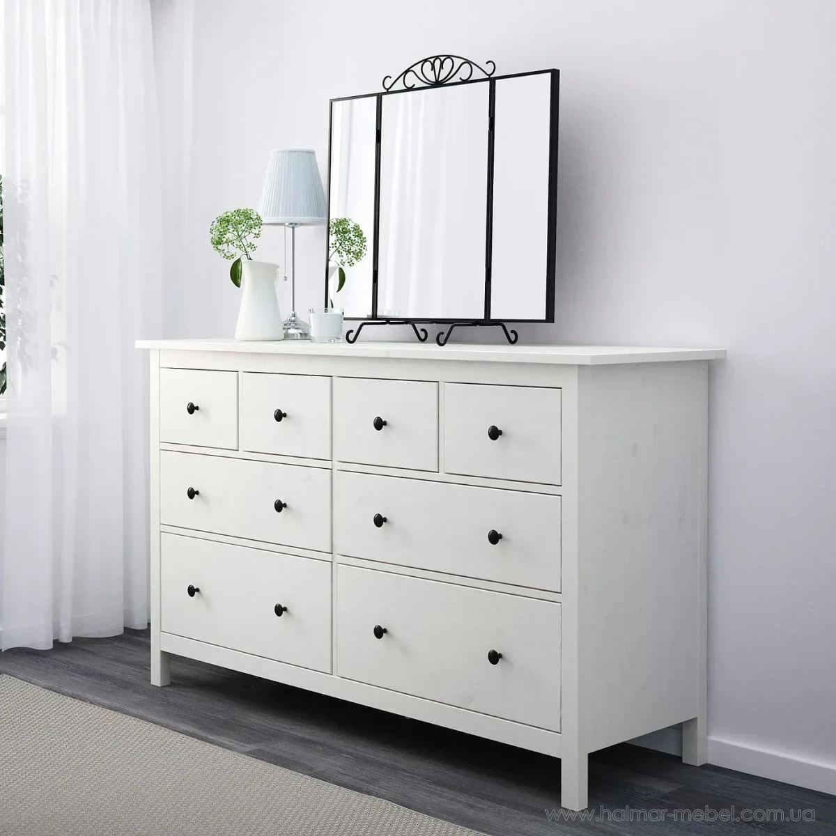 Комод HEMNES IKEA 160x96 см білий Комод HEMNES IKEA 160x96 см білий