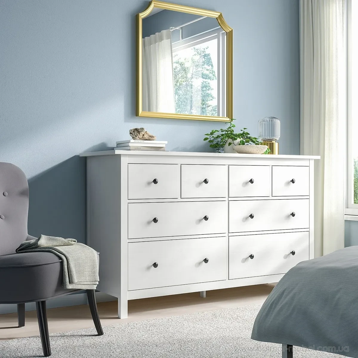 Комод HEMNES IKEA 160x96 см білий Комод HEMNES IKEA 160x96 см білий
