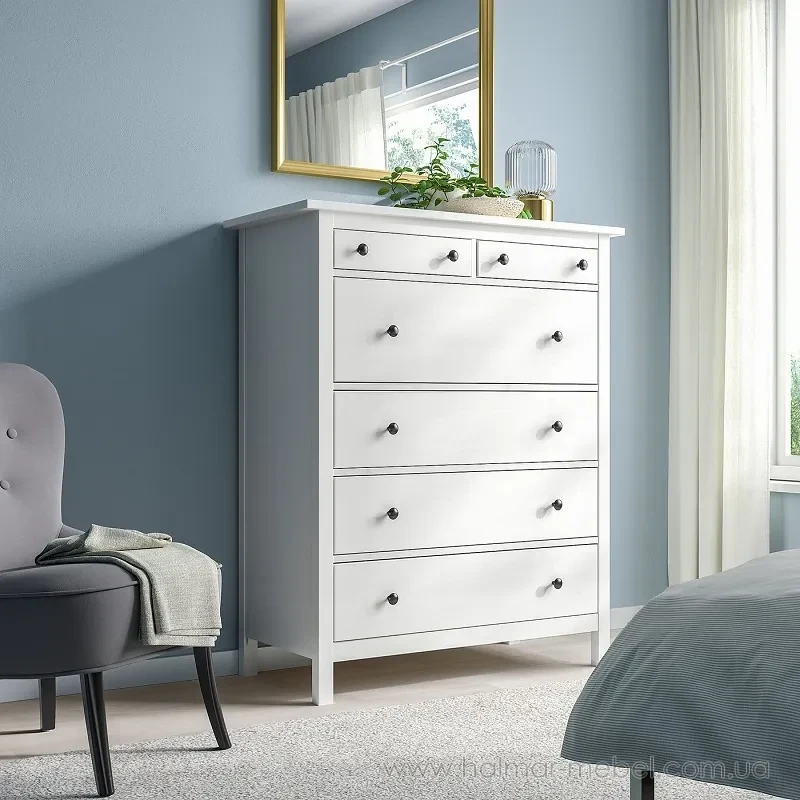 Комод HEMNES IKEA 108x131 см білий Комод HEMNES IKEA 108x131 см білий