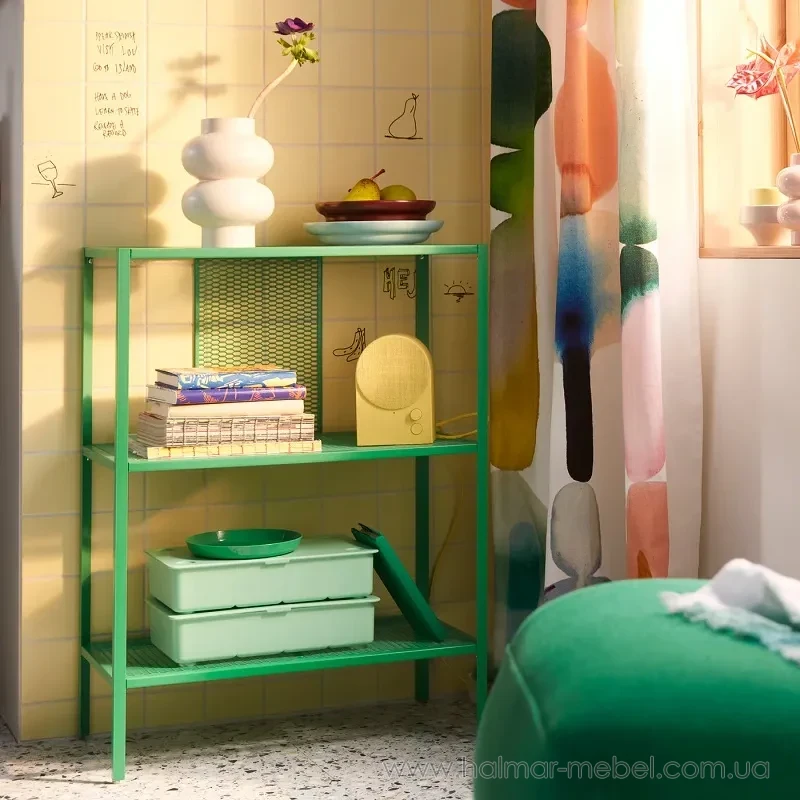 Стелаж BAGGEBO IKEA темно-зелений Стелаж BAGGEBO IKEA темно-зелений