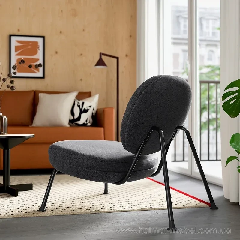 Крісло VEINGE IKEA антрацит Крісло VEINGE IKEA антрацит