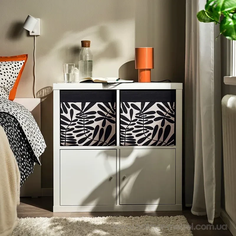 Коробка DRÖNA IKEA чорний/кремовий Коробка DRÖNA IKEA чорний/кремовий