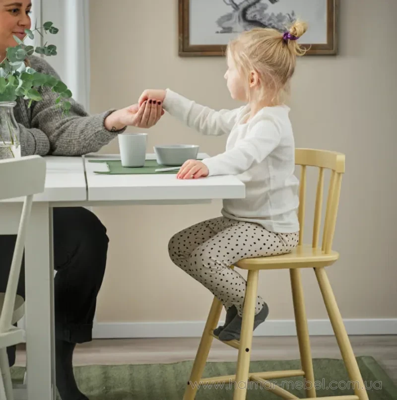 Стілець дитячий AGAM IKEA світло-бежево-жовтий Стілець дитячий AGAM IKEA світло-бежево-жовтий
