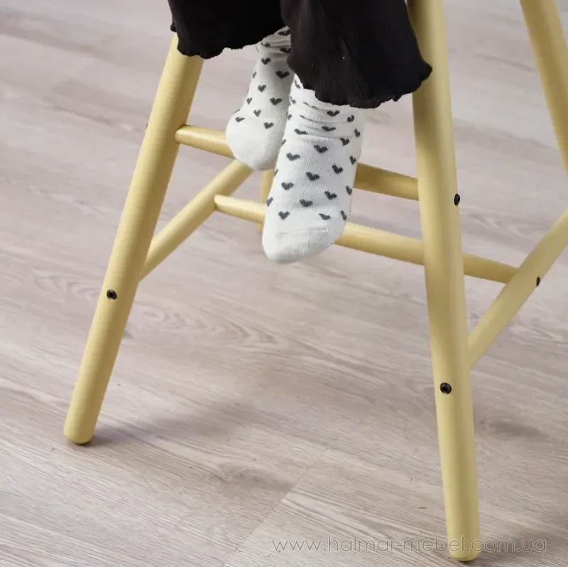 Стілець дитячий AGAM IKEA світло-бежево-жовтий Стілець дитячий AGAM IKEA світло-бежево-жовтий
