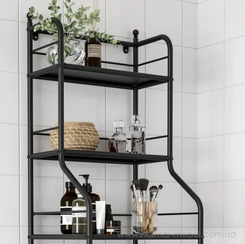 Стелаж FRÖSJÖN IKEA 40х156 см чорний Стелаж FRÖSJÖN IKEA 40х156 см чорний