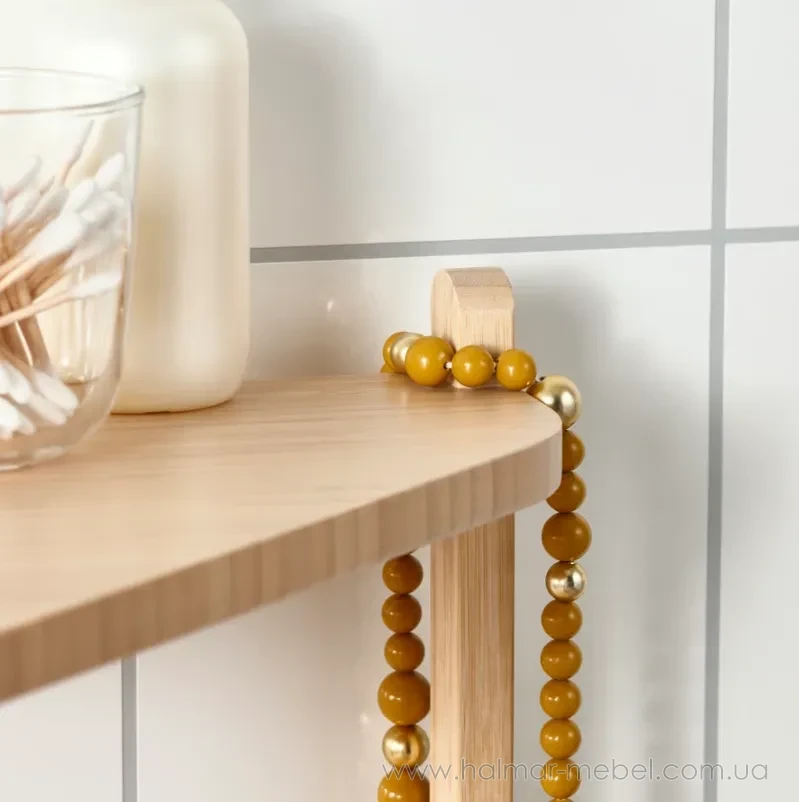 Полиця кутова STEGESUND IKEA светлый бамбук Полиця кутова STEGESUND IKEA светлый бамбук