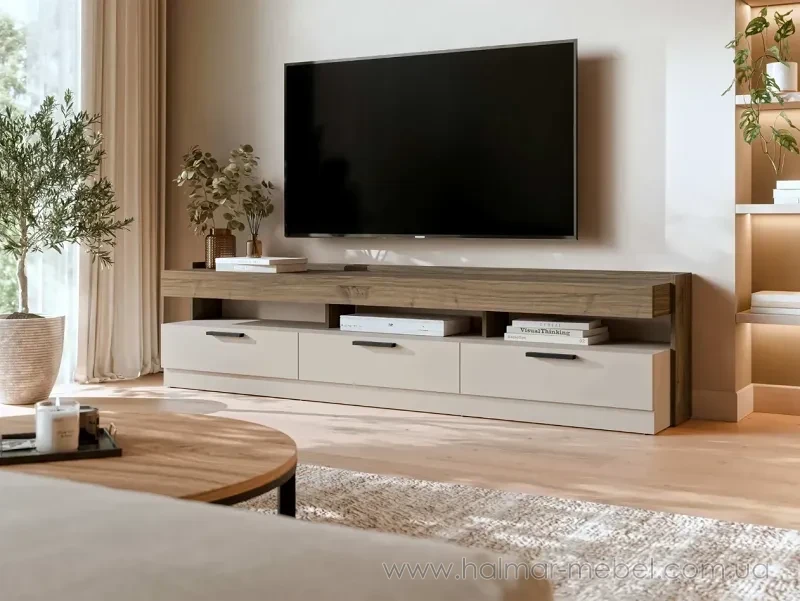 Тумба під телевізор MODO CAMA горіх Royal/кашемір Тумба під телевізор MODO CAMA горіх Royal/кашемір