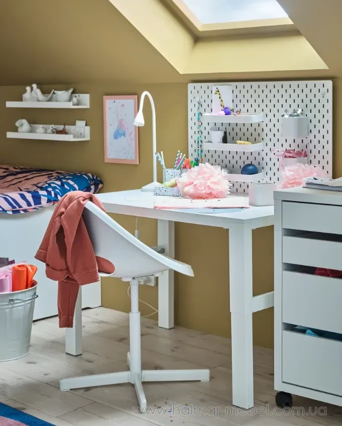 Настільна лампа LED NÄVLINGE IKEA білий Настільна лампа LED NÄVLINGE IKEA білий