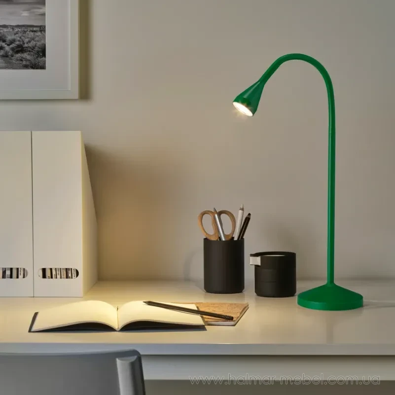 Настільна лампа LED NÄVLINGE IKEA зелений Настільна лампа LED NÄVLINGE IKEA зелений