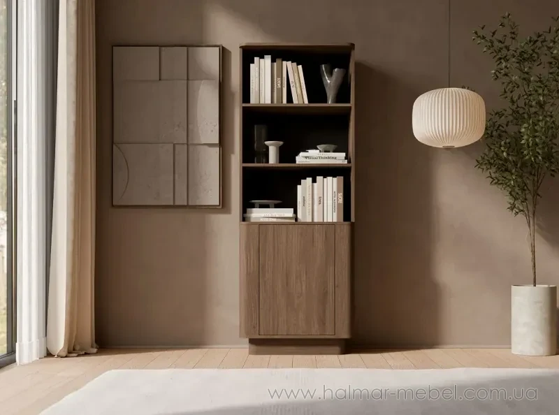 Стелаж 1d Darco Cama 65 горіх елегант Стелаж 1d Darco Cama 65 горіх елегант