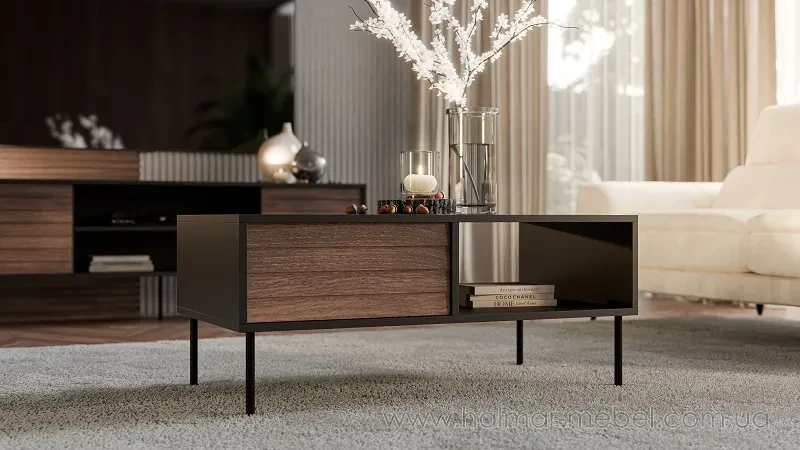 Стіл журнальний CORTINA CAMA горіх Стіл журнальний CORTINA CAMA горіх