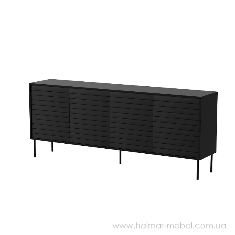 Комод 4D CORTINA 200 CAMA чорний Комод 4D CORTINA 200 CAMA чорний