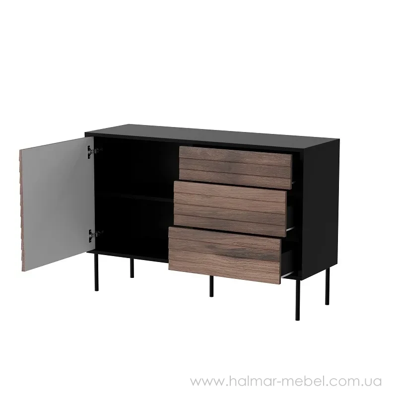 Комод 1D3S CORTINA CAMA горіх Комод 1D3S CORTINA CAMA горіх