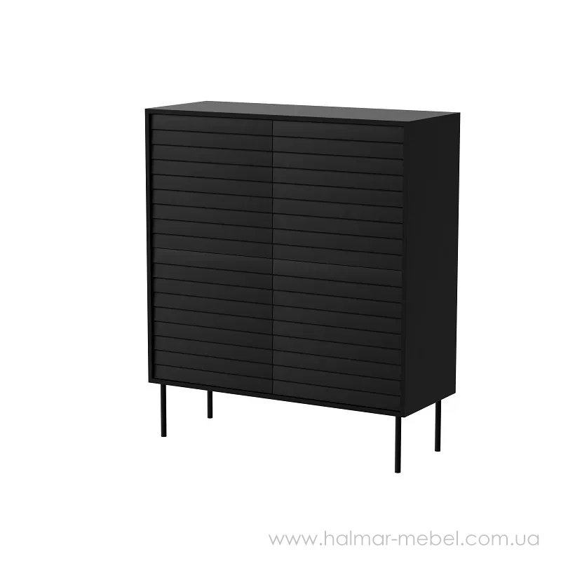 Комод 4D CORTINA CAMA чорний Комод 4D CORTINA CAMA чорний