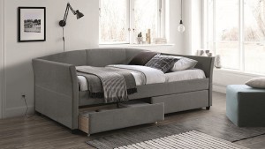 Кровать SANNA 90 HALMAR серый