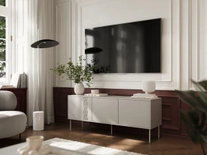 Тумба TRESSE RTV 150 CAMA бежевый матовый