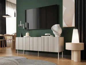 Тумба RTV ISLA 150 3D CAMA бежевый матовый