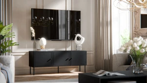 Тумба RTV PALAZZO BIS 150 3D CAMA чорний мат