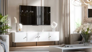 Тумба RTV PALAZZO BIS 200 4D CAMA білий мат